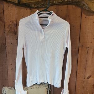 Polo Ralph Lauren Light Pink Ribbed Lightweight Sweater